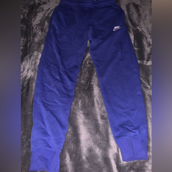 Nike Blue Sweatpants - Picture 1 of 1